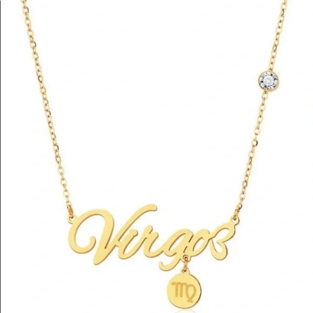 Zodiac Sign Necklace • Virgo